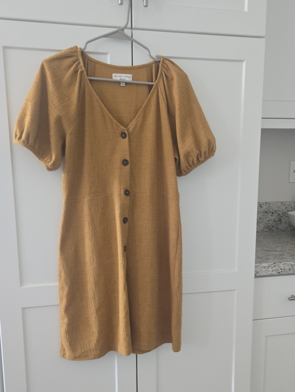 Madewell Short Sleeve Button Down Dress Size Medium